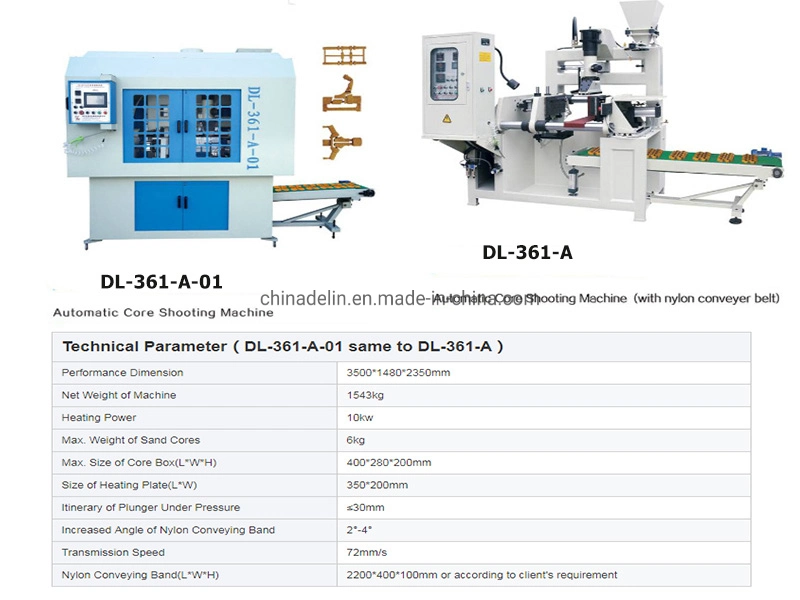 Sand Molding Making Shooter Machine, Hot Box Core Shooting Machine for Water Meter/Valves