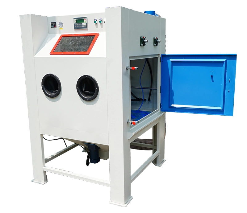 Aluminum Rim Sand Blasting Cabinet, Automatic Sandblast Machine for Wheel