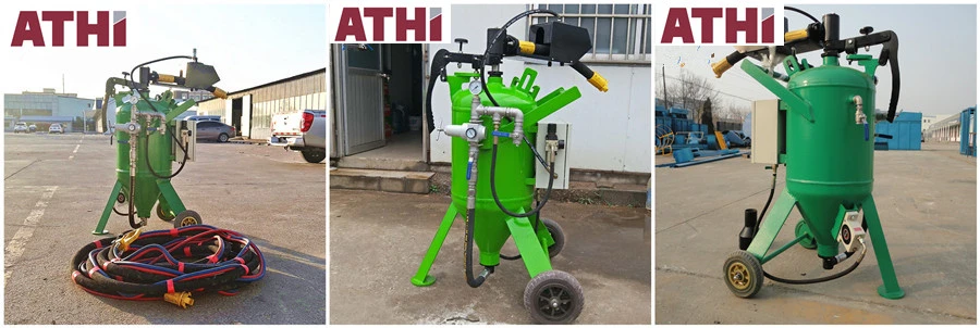 dB225 dB500 dB800 Portable Water and Glass Bead Wet Type Dustless Sand Blasting Machine for Car Painting Removal